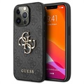 Coque Hybride iPhone 13 Pro Guess 4G Big Metal Logo - Noire