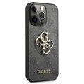 Coque Hybride iPhone 13 Pro Guess 4G Big Metal Logo - Noire