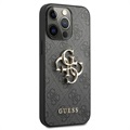 Coque Hybride iPhone 13 Pro Max Guess 4G Big Metal Logo - Noire