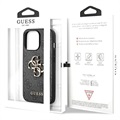 Coque Hybride iPhone 13 Pro Max Guess 4G Big Metal Logo - Noire