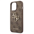 Coque Hybride iPhone 13 Pro Max Guess 4G Big Metal Logo - Marrone