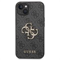 Coque Hybride iPhone 14 Max Guess 4G Big Metal Logo - Grise