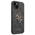 Coque Hybride iPhone 14 Max Guess 4G Big Metal Logo - Grise