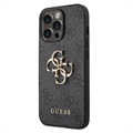 Coque Hybride iPhone 14 Pro Max Guess 4G Big Metal Logo - Noire