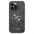 Coque Hybride iPhone 14 Pro Max Guess 4G Big Metal Logo - Noire