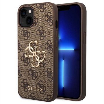 Coque Hybride iPhone 15 Guess 4G Big Metal Logo