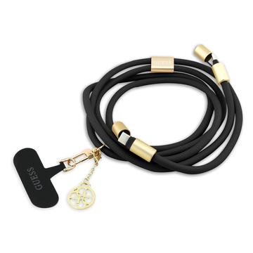 Guess 4G Charm Bandoulière et câble USB-C - 1.5m - Noir
