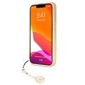 Coque Hybride iPhone 13 Guess 4G Charms Collection - Marrone