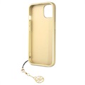 Coque Hybride iPhone 13 Guess 4G Charms Collection - Marrone