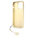 Coque Hybride iPhone 13 Pro Max Guess 4G Charms Collection - Grise