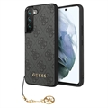Coque Hybride Samsung Galaxy S23+ 5G Guess 4G Charms Collection - Grise