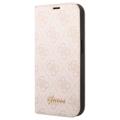 Etui à Rabat Samsung Galaxy S22 5G Guess 4G Metal Gold Logo - Gris