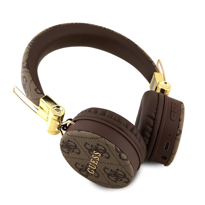 Casque Audio Guess Bluetooth 5.3 – Design Triangle Noir – Son Stéréo – Modèle GUBHK1P4TPK