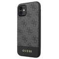 Coque Hybride iPhone 11 Guess 4G Stripe - Grise