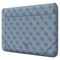 Housse pour Ordinateur Portable Guess 4G Uptown Triangle Logo - 13-14" - Bleu