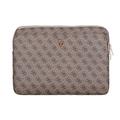 Housse pour ordinateur portable Guess 4G Zipper Pocket Triangle Logo - 14" - Brun