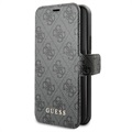 Etui à Rabat iPhone 11 Guess Charms Collection 4G - Gris
