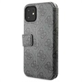 Etui à Rabat iPhone 11 Guess Charms Collection 4G - Gris