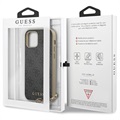 Coque iPhone 12/12 Pro Guess Charms Collection 4G - Grise