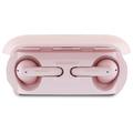 Casque sans fil avec étui de chargement Guess Elongated Metallic Printed Logo