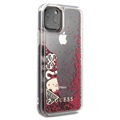 Coque iPhone 11 Pro Guess Glitter Collection - Framboise