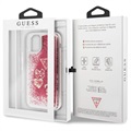 Coque iPhone 11 Pro Guess Glitter Collection - Framboise