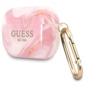 Étui en TPU AirPods Pro Guess Marble Collection - Rose