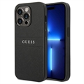 Coque Hybride Samsung Galaxy S21 FE 5G Guess Saffiano - Noire