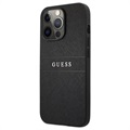 Coque Hybride iPhone 13 Pro Max Guess Saffiano - Noire
