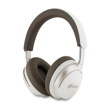 Casque sans fil Guess Script Logo ANC/ENC On-Ear - Beige