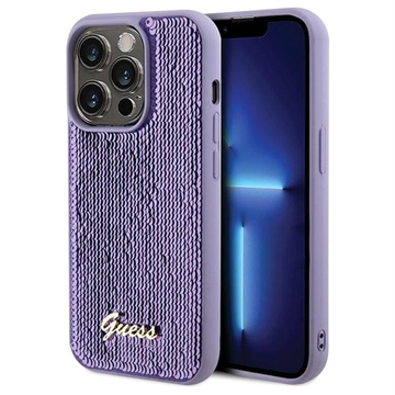 Coque iPhone 15 Pro Max Guess Sequin Script Logo