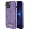 Coque iPhone 15 Guess Sequin Script Logo - Violete