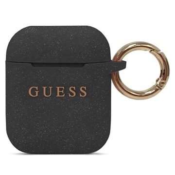 Étui AirPods / Apple AirPods 2 en Silicone Guess - Noir