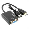 Adaptateur HDMI / VGA avec Câble AUX 3.5mm