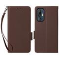Etui portefeuille HTC U24 Pro avec fermeture magnétique