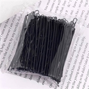 Barrette à cheveux pour femme - 100 pièces - Noir