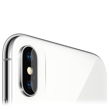 Protecteur d\'Objectif en Verre Trempé Hat Prince pour iPhone X / iPhone XS - 2 pièces