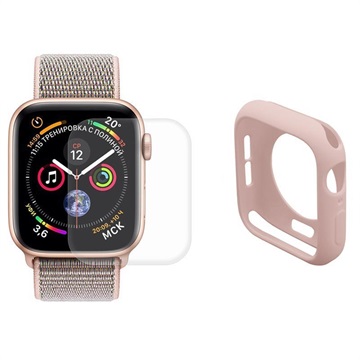 Set de Protection Complète Apple Watch Series SE/6/5/4 Hat Prince - 40mm - Rose