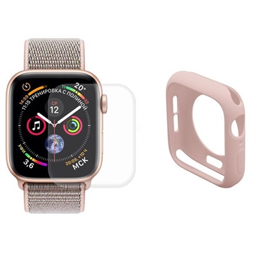 Set de Protection Complète Apple Watch Series SE/6/5/4 Hat Prince - 44mm - Rose