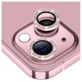 Protecteur Objectif iPhone 14/14 Max en Verre Trempé Hat Prince Glitter - Rose