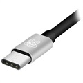 Adaptateur Audio USB-C / 3.5mm & Type-C Hat Prince HC-13 - Argent