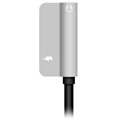Adaptateur Audio USB-C / 3.5mm & Type-C Hat Prince HC-13 - Argent