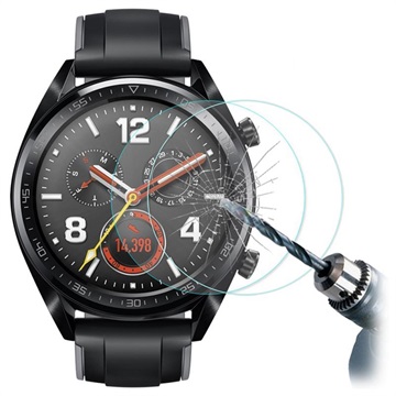 Protecteur d\'Écran Huawei Watch GT en Verre Trempé Hat Prince - 2 Pièces