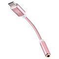 Adaptateur Audio USB 3.1 Type-C / 3.5mm Hat Prince - Rose Doré