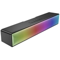 Haut-parleur Bluetooth Portable T&G TG-311 avec Lumière LED - Noir