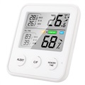 Thermomètre / Humidimètre Numérique Haute Précision TS-9909 - Blanc