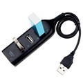 Hub USB 2.0 Haut Débit 4 Ports - 480Mbps
