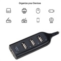 Hub USB 2.0 Haut Débit 4 Ports - 480Mbps