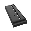 Hub USB Haute Vitesse à 6 Ports Sony PlayStation 5 - 5x USB, 1x USB-C