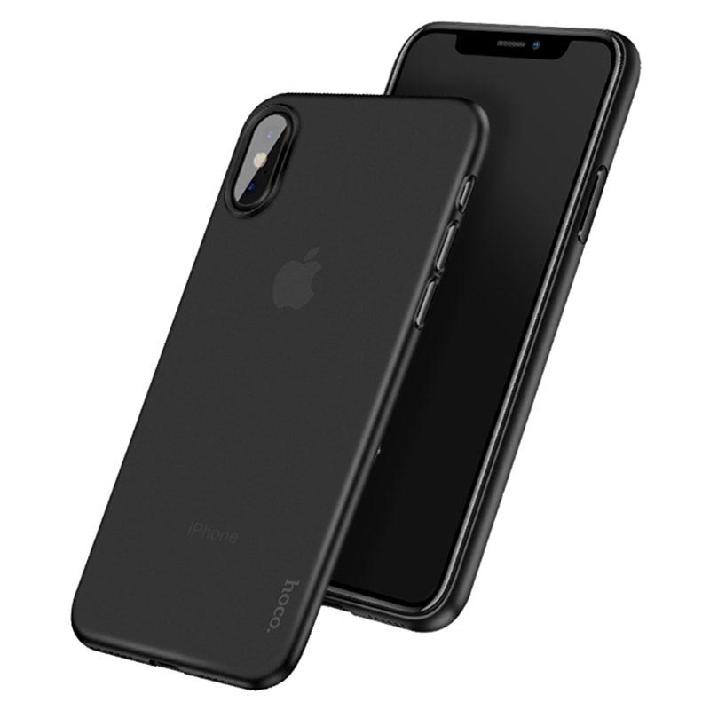 coque noir ultra fine iphone xs